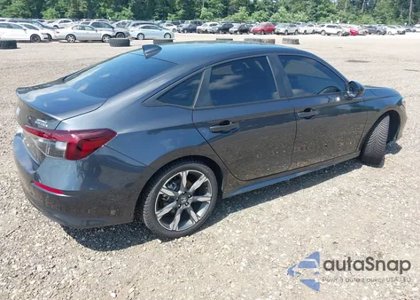 2025 Honda Civic Hybrid Sport/Sport Touring z USA, uszkodzony, nr VIN 2HGFE4F84SH311236